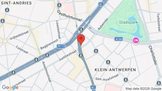Apartments for rent i Stad Antwerp - kort over placeringen