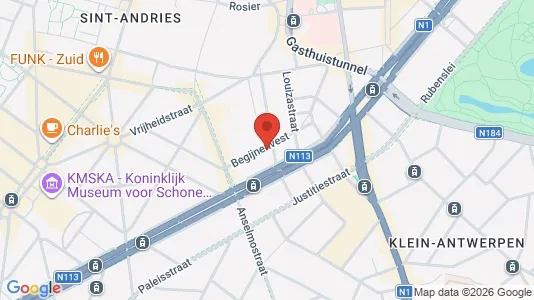 Apartments for rent i Stad Antwerp - kort over placeringen