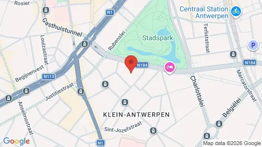 Apartments for rent i Stad Antwerp - kort over placeringen