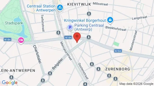 Apartments for rent i Stad Antwerp - kort over placeringen