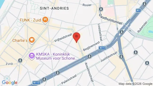 Apartments for rent i Stad Antwerp - kort over placeringen
