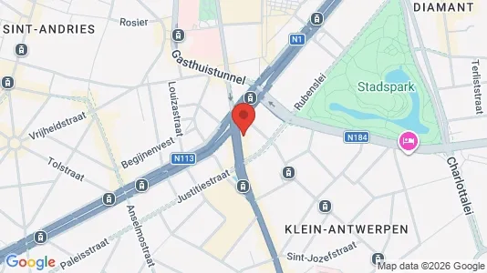 Apartments for rent i Stad Antwerp - kort over placeringen