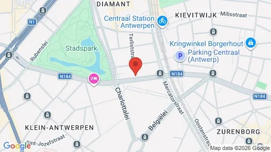 Apartments for rent i Stad Antwerp - kort over placeringen