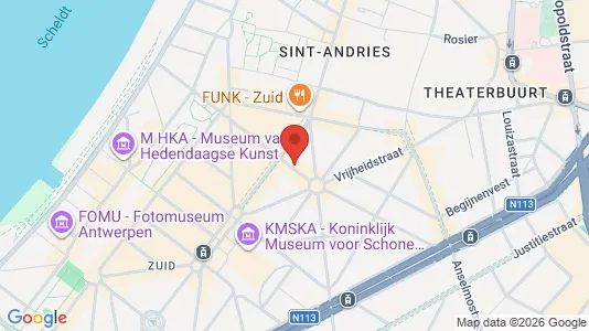 Apartments for rent i Stad Antwerp - kort over placeringen