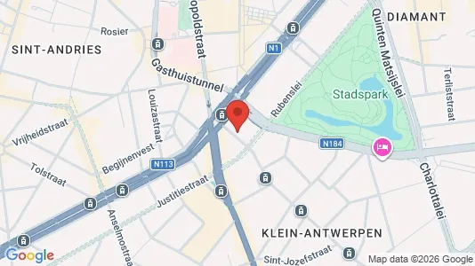 Apartments for rent i Stad Antwerp - kort over placeringen
