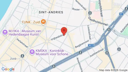 Apartments for rent i Stad Antwerp - kort over placeringen