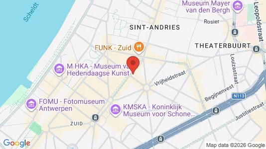 Apartments for rent i Stad Antwerp - kort over placeringen