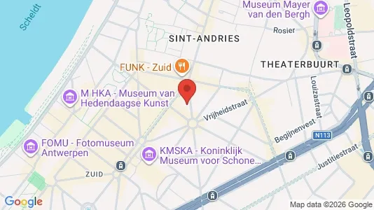Apartments for rent i Stad Antwerp - kort over placeringen