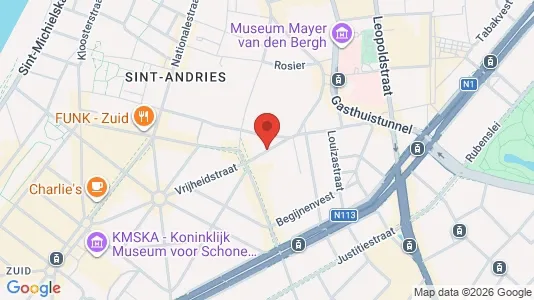 Apartments for rent i Stad Antwerp - kort over placeringen