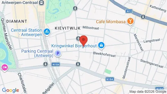 Apartments for rent i Stad Antwerp - kort over placeringen