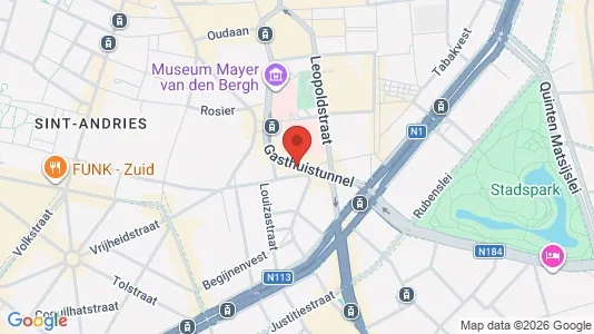 Apartments for rent i Stad Antwerp - kort over placeringen