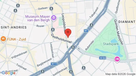 Apartments for rent i Stad Antwerp - kort over placeringen