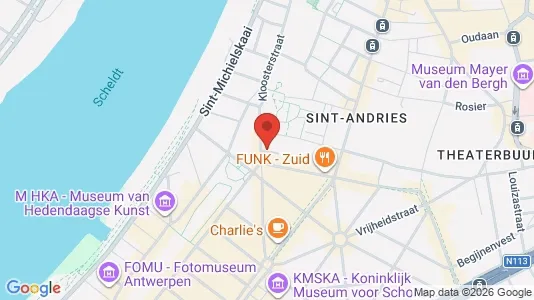 Apartments for rent i Stad Antwerp - kort over placeringen