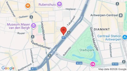 Apartments for rent i Stad Antwerp - kort over placeringen