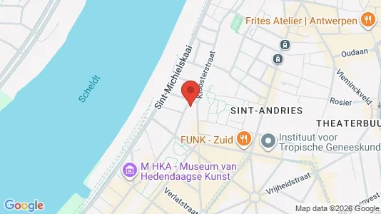 Apartments for rent i Stad Antwerp - kort over placeringen
