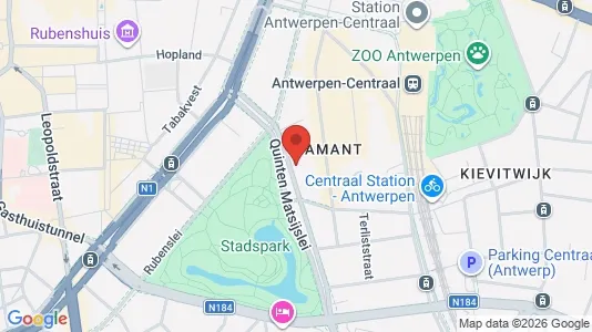 Apartments for rent i Stad Antwerp - kort over placeringen