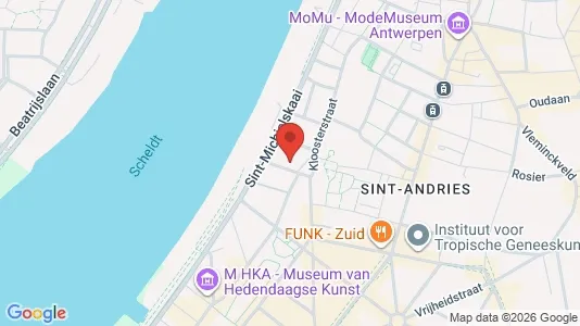 Apartments for rent i Stad Antwerp - kort over placeringen