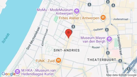 Apartments for rent i Stad Antwerp - kort over placeringen