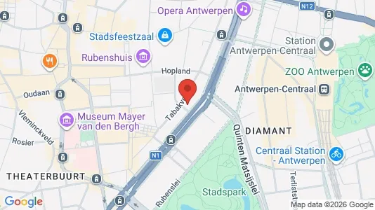 Apartments for rent i Stad Antwerp - kort over placeringen