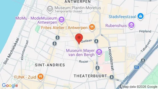 Apartments for rent i Stad Antwerp - kort over placeringen