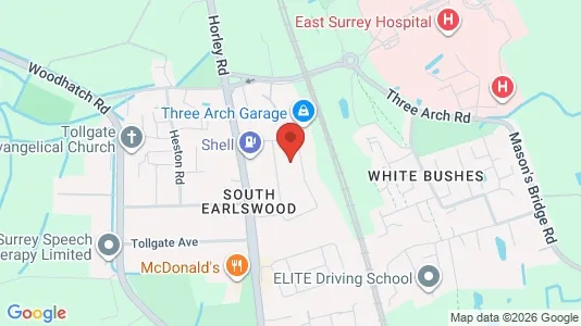 Apartments for rent i Redhill - Surrey - kort over placeringen