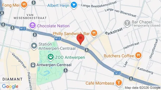 Apartments for rent i Stad Antwerp - kort over placeringen