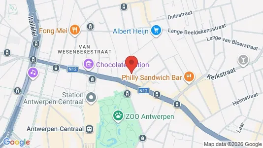 Apartments for rent i Stad Antwerp - kort over placeringen