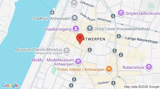 Apartments for rent i Stad Antwerp - kort over placeringen