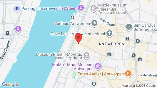 Apartments for rent i Stad Antwerp - kort over placeringen