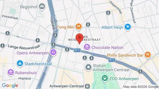 Apartments for rent i Stad Antwerp - kort over placeringen