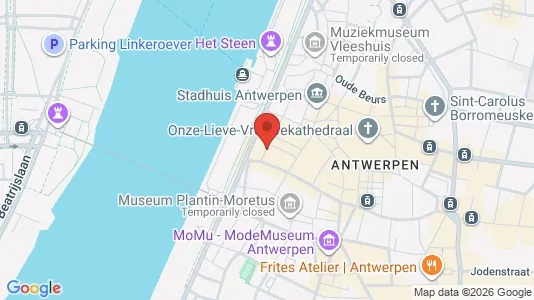 Apartments for rent i Stad Antwerp - kort over placeringen
