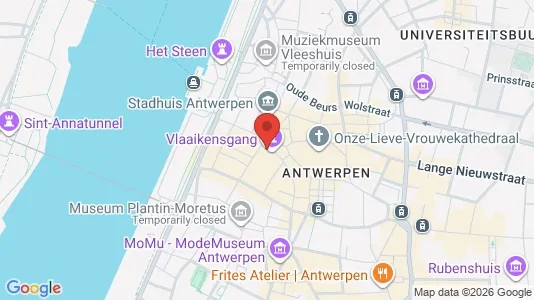 Apartments for rent i Stad Antwerp - kort over placeringen