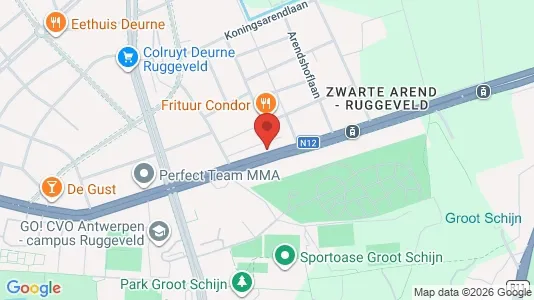 Apartments for rent i Antwerp Deurne - kort over placeringen