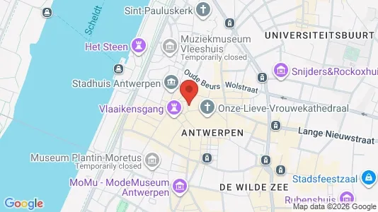 Apartments for rent i Stad Antwerp - kort over placeringen