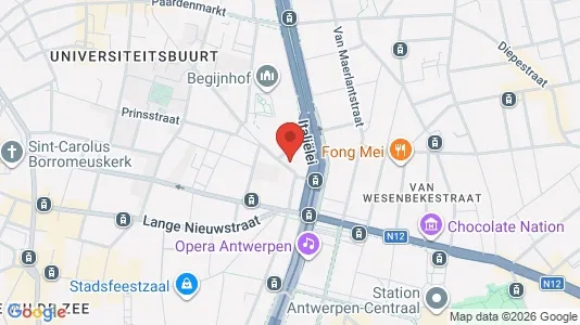 Apartments for rent i Stad Antwerp - kort over placeringen