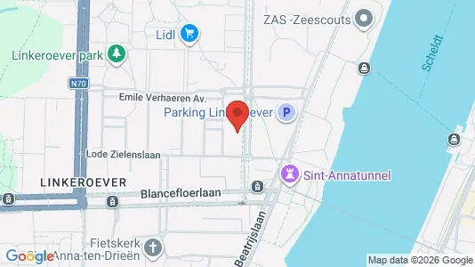 Apartments for rent i Stad Antwerp - kort over placeringen