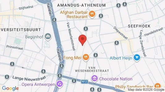 Apartments for rent i Stad Antwerp - kort over placeringen