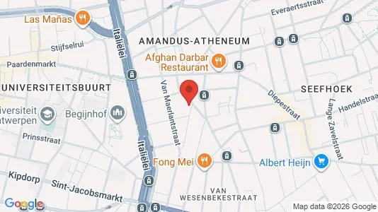 Apartments for rent i Stad Antwerp - kort over placeringen