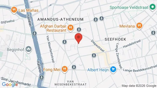 Apartments for rent i Stad Antwerp - kort over placeringen