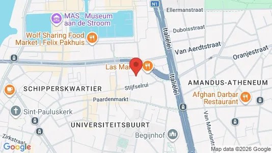 Apartments for rent i Stad Antwerp - kort over placeringen