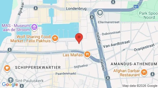 Apartments for rent i Stad Antwerp - kort over placeringen