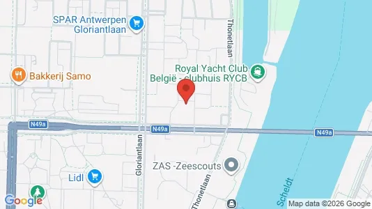 Apartments for rent i Stad Antwerp - kort over placeringen