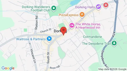 Apartments for rent i Dorking - Surrey - kort over placeringen