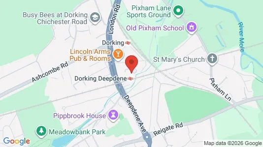 Apartments for rent i Dorking - Surrey - kort over placeringen
