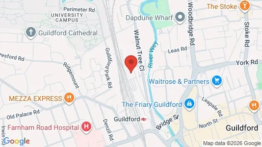 Apartments for rent i Guildford - Surrey - kort over placeringen