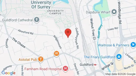 Apartments for rent i Guildford - Surrey - kort over placeringen