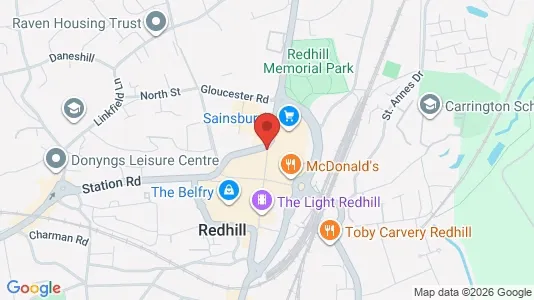 Apartments for rent i Redhill - Surrey - kort over placeringen