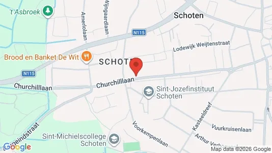 Apartments for rent i Schoten - kort over placeringen