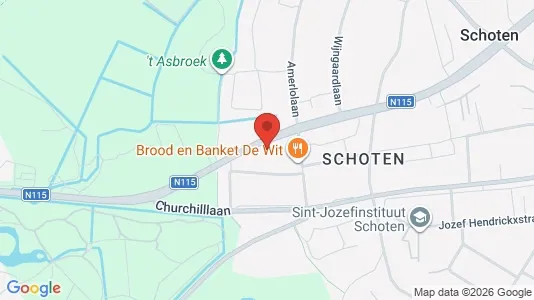Apartments for rent i Schoten - kort over placeringen
