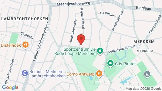 Apartments for rent i Antwerp Merksem - kort over placeringen